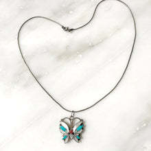 Vintage Art Nouveau Butterfly Necklace