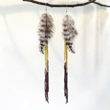 Frida Feather Drop Earrings